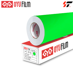 Флуоресцентная пленка FF-G Зеленая  (1,22*50 м) метражом